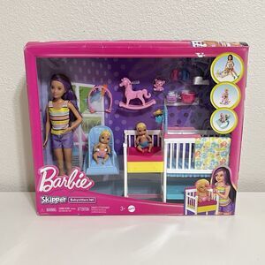 Barbie Skipper Babysitters Inc Nap 'n' Nurture Nursery Doll Playset UNOPENED